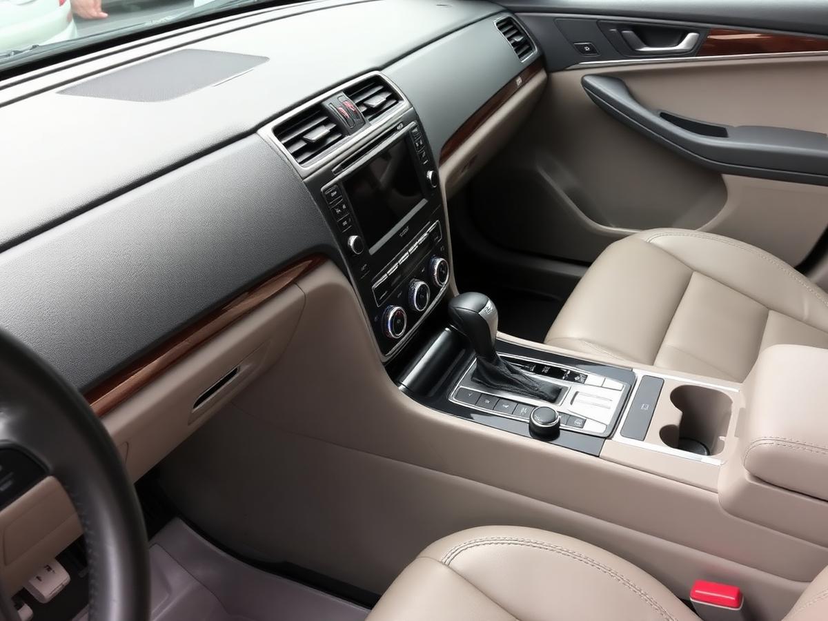 Dashboard & console after detailing